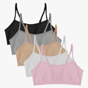 Free w/ purchase -Girls Cotton Adjustable Strap Training Bra Set